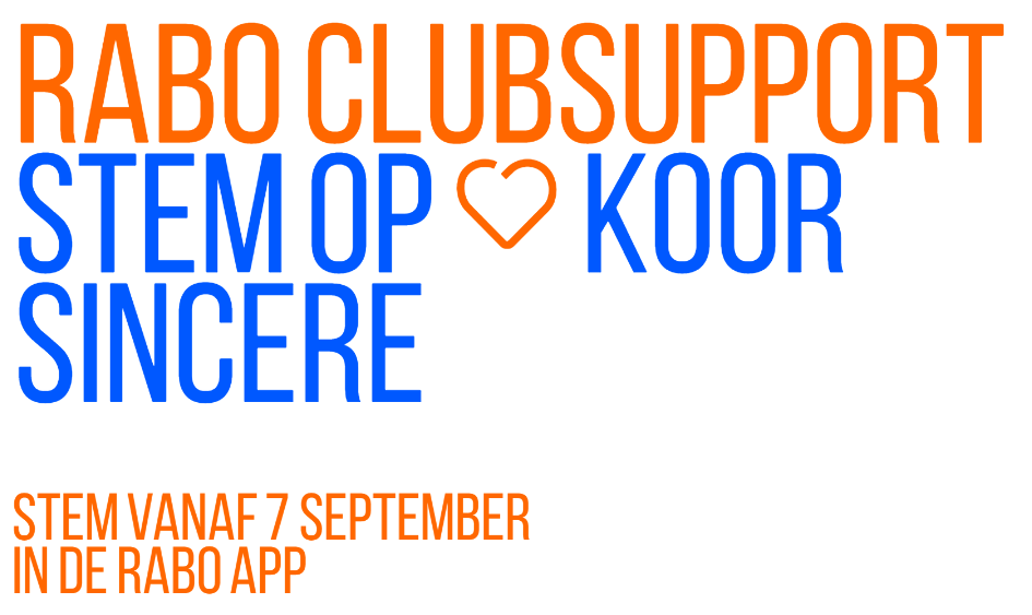 SincereRaboClubactie tekst
